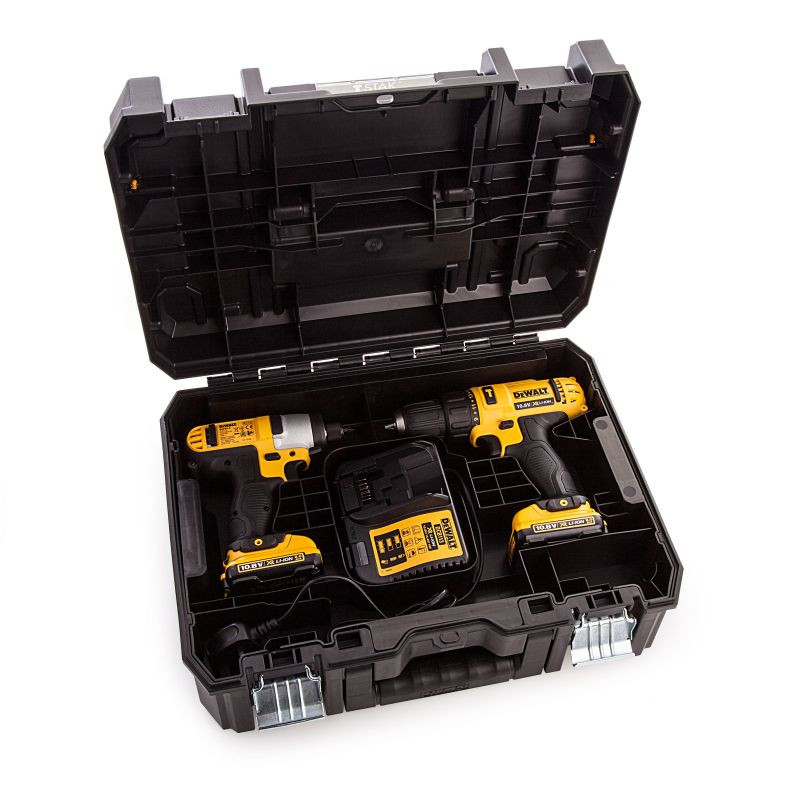 Dewalt Pack Perceuse Percussion Dcd Visseuse Chocs Dcf V Xr