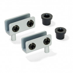 Emuca Jeu de charnières 1016025 pour porte en verre 4 à 6 mm Kobleo Emuca Jeu de charnières 1016025 pour porte en verre 4 à 6 mm Kobleo
