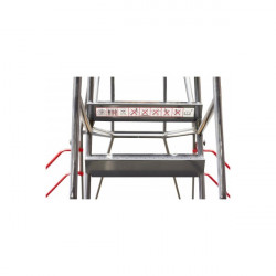 Fimm Escabeau roulant immobilisation automatique charge 150 kg 15 marches H Kobleo