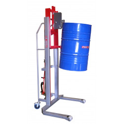 Fimm Élévateur à fûts charge 300 kg métal et plastique 220 L 1240 mm Kobleo