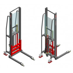 Fimm Gerbeur manuel 600 kg roulettes avant fixes Diam 80 mm 2 vitesses Kobleo