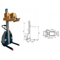 Stockman Gerbeur semi-électrique haute performance acier 200 Kg levée 1500 mm B Kobleo