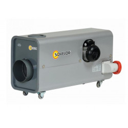 Sovelor Chauffage Air pulsé mobile électrique 13kW 380V très haute température Kobleo