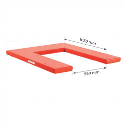 Stockman Table élévatrice plateau U économique 380V 1000 kg HULC1000/380V Kobleo