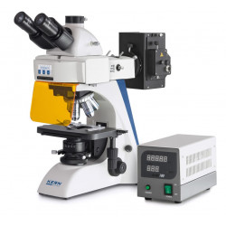 Kern sohn Microscope trinoculaire OBN 141 LED 3W 4x/10x/20x/40x/100x Kern Kobleo