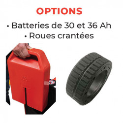 Stockman Transpalette électrique lithium 1500 kg longueur 1180mm largeur 540mm  Kobleo