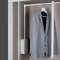 Emuca Penderie rabattable pour armoire réglable 830-1150 mm jusqu'à 12 Kg Ac Kobleo Emuca Penderie rabattable pour armoire réglable 830-1150 mm jusqu'à 12 Kg Ac Kobleo