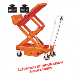 Stockman Table élévatrice électrique inclinable 700W capacité 800 kg TS80 Stockman Kobleo