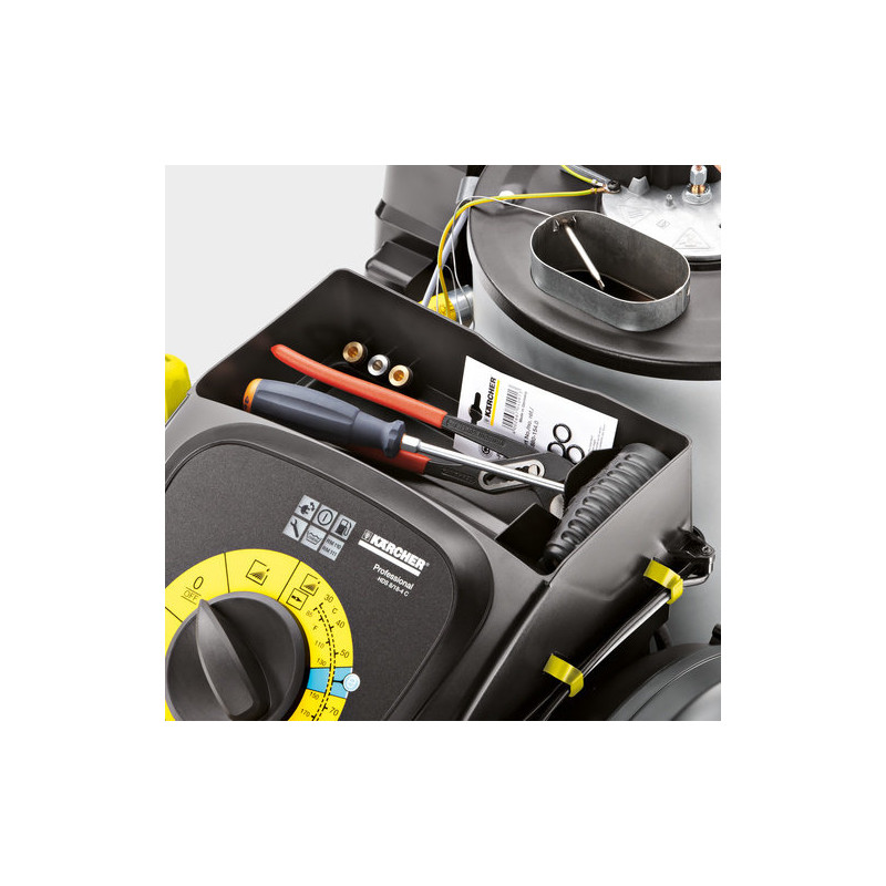 Karcher Nettoyeur haute pression eau chaude 6kW 180bar 800L/h tambour-enrouleu Kobleo Karcher Nettoyeur haute pression eau chaude 6kW 180bar 800L/h tambour-enrouleu Kobleo