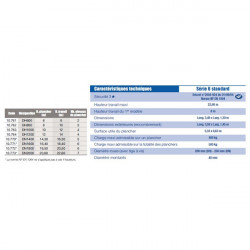Duarib Echafaudage roulant acier Haut. travail 12 m Série 6 DH800 Duarib Kobleo