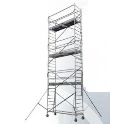 Duarib Echafaudage roulant aluminium Long 205 m Haut plancher 590 m Docker2 8 Duarib Kobleo