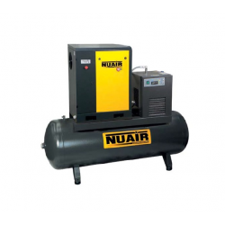 Nuair Compresseur air réservoir 4CV 3kW Triphasé 200L 8bar MERCURY MECH 3/08 Nuair Kobleo