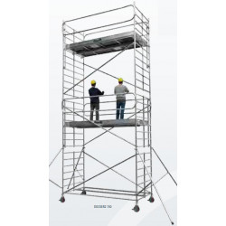Duarib Echafaudage roulant aluminium Long 254 m Haut plancher 790 m Docker2 1 Duarib Kobleo