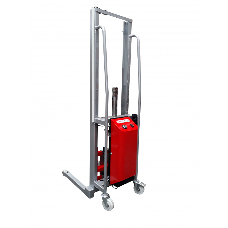 Fimm Gerbeur semi-électrique 300 kg roulettes avant pivotantes Diam 75 mm Kobleo Fimm Gerbeur semi-électrique 300 kg roulettes avant pivotantes Diam 75 mm Kobleo
