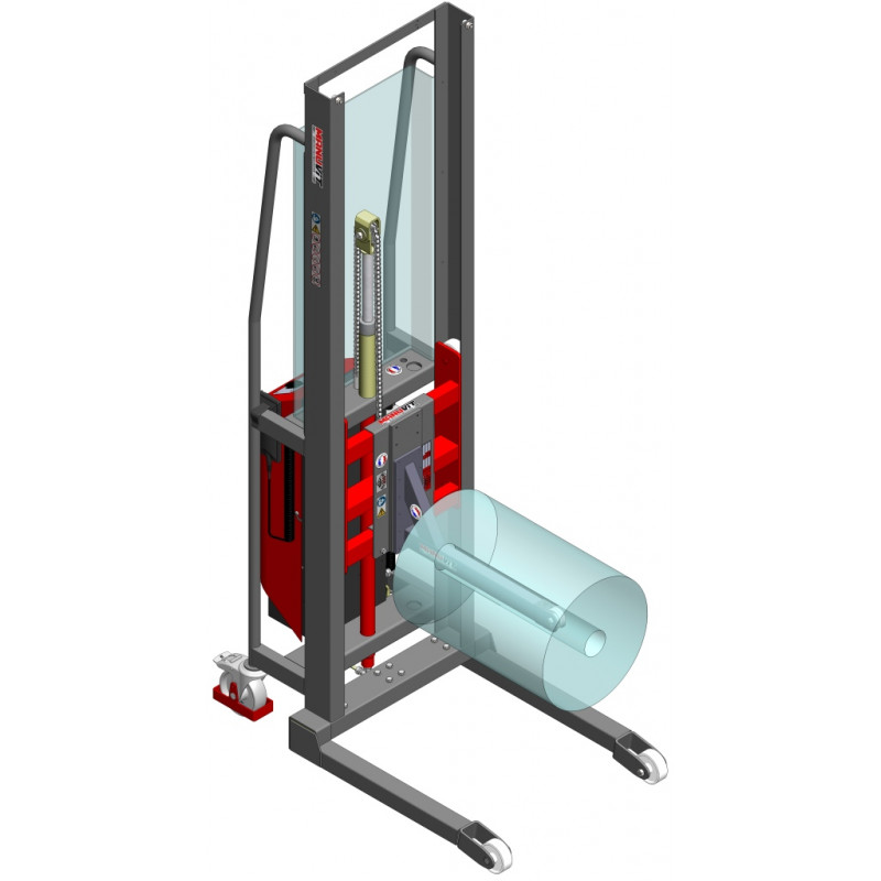 Fimm Gerbeur semi-électrique 300 kg roulettes avant pivotantes Diam 75 mm Kobleo Fimm Gerbeur semi-électrique 300 kg roulettes avant pivotantes Diam 75 mm Kobleo