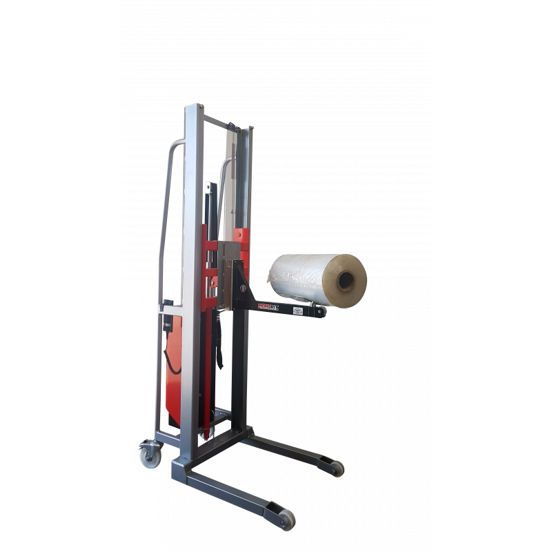 Fimm Gerbeur semi-électrique 300 kg roulettes avant pivotantes Diam 75 mm Kobleo Fimm Gerbeur semi-électrique 300 kg roulettes avant pivotantes Diam 75 mm Kobleo