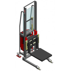 Fimm Gerbeur semi-électrique 600 kg roulettes avant boggies Diam 80 mm Kobleo