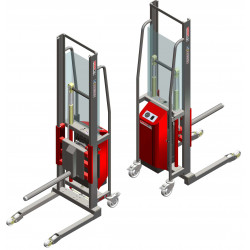 Fimm Gerbeur semi-électrique 600 kg roulettes avant boggies Diam 80 mm Kobleo