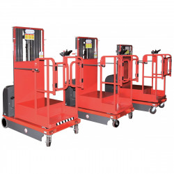 Stockman Nacelle motorisée à mât vertical 300 kg hauteur de travail 6 m NMV600 Stockman Kobleo