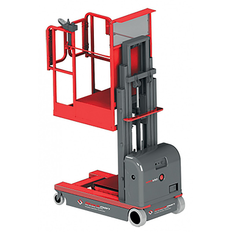 Stockman Nacelle motorisée à mât vertical 300 kg hauteur de travail 65 m NMV650 Stockman Kobleo Stockman Nacelle motorisée à mât vertical 300 kg hauteur de travail 65 m NMV650 Stockman Kobleo