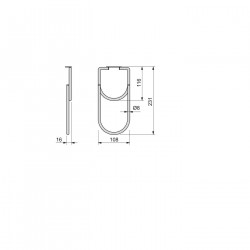 Emuca Porte-bouteille 8937911 2 trous pour meubles Kobleo