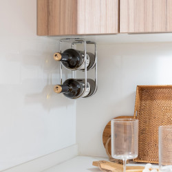 Emuca Porte-bouteille 8937911 2 trous pour meubles Kobleo