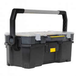 Stanley Boite à outils avec organiseur transparent 60cm 1-97-514 Stanley Kobleo Stanley Boite à outils avec organiseur transparent 60cm 1-97-514 Stanley Kobleo