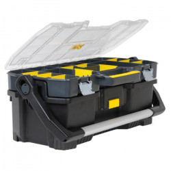 Stanley Boite à outils avec organiseur transparent 60cm 1-97-514 Stanley Kobleo Stanley Boite à outils avec organiseur transparent 60cm 1-97-514 Stanley Kobleo