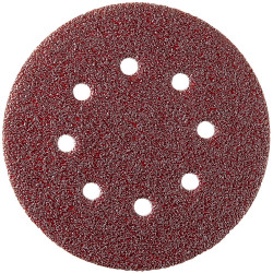 Sidamo Blister de 5 Disques perforés D125mm 8 trous Gr240 Sidamo Kobleo Sidamo Blister de 5 Disques perforés D125mm 8 trous Gr240 Sidamo Kobleo