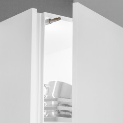 Emuca 10 Fermeture push pour portes, Plastique, Gris Kobleo