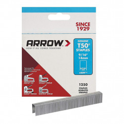 Arrow Boîte de 1250 Agrafes T50 14mm Arrow Kobleo