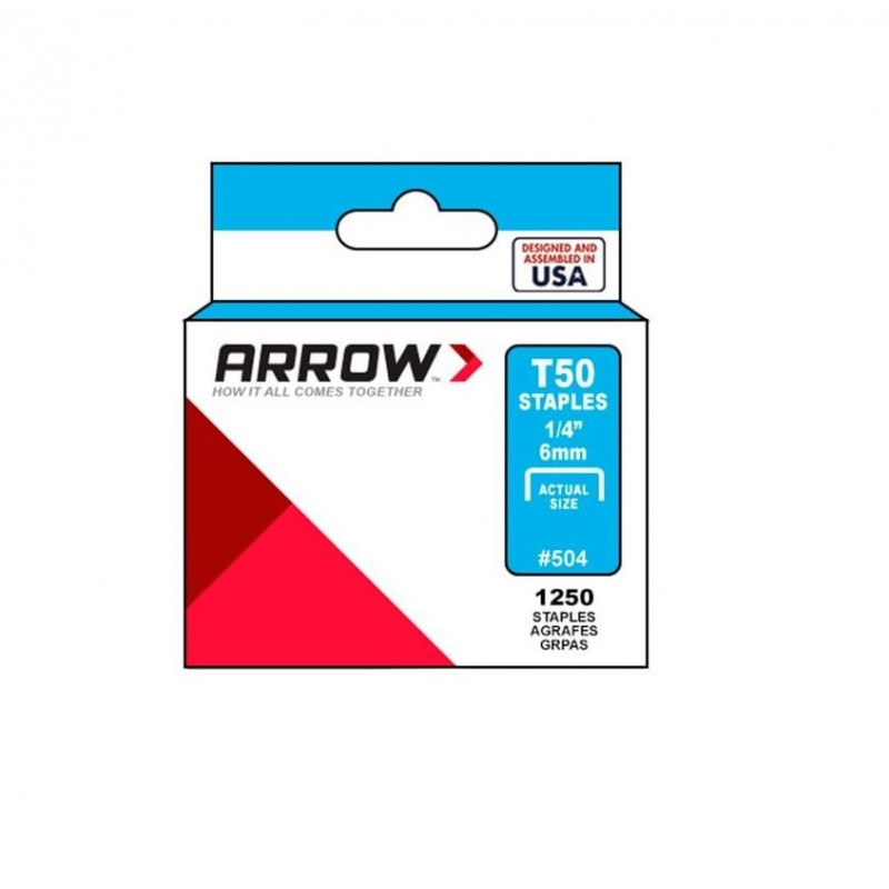 Arrow Boîte de 1000 agrafes T50 8 mm Kobleo