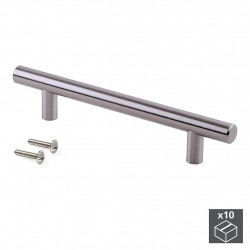 Emuca 10 Poignées pour meuble Orlando D 12 mm entraxe 256 mm Acier Nickel sa Kobleo Emuca 10 Poignées pour meuble Orlando D 12 mm entraxe 256 mm Acier Nickel sa Kobleo