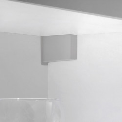 Emuca 5 Kit de Ferrures de suspension 4030521 70kg plastique gris Kobleo