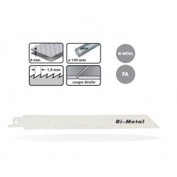 Leman 5 Lames de scie sabre bi-métal 180mm pas 1,8mm Leman Kobleo Leman 5 Lames de scie sabre bi-métal 180mm pas 1,8mm Leman Kobleo