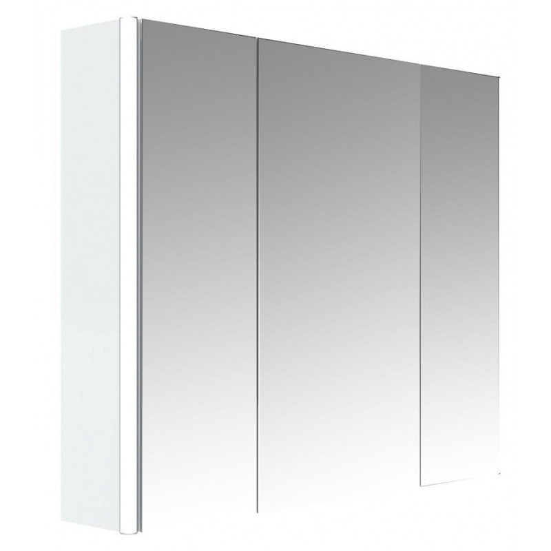 Allibert Armoire de toilette éclairante Stella 80cm 3 portes blanc Allibert Kobleo