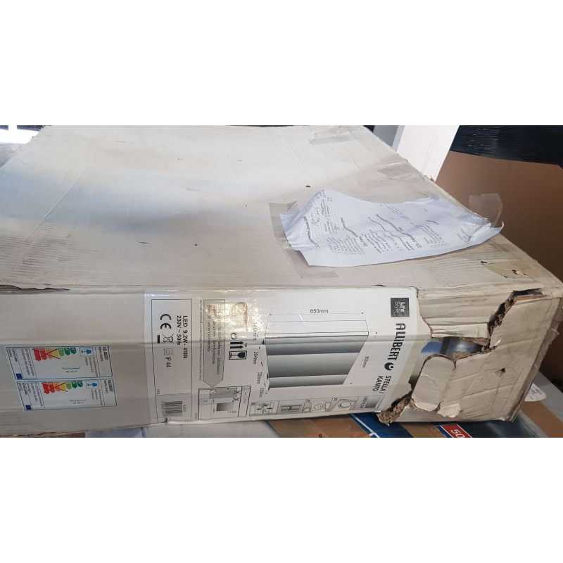 Allibert Armoire de toilette éclairante Stella 80cm 3 portes blanc Allibert Kobleo