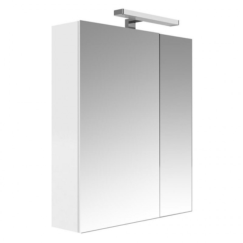 Allibert Armoire de toilette Juno 60cm 2 ptes miroirs blanc brillant Allibert Kobleo