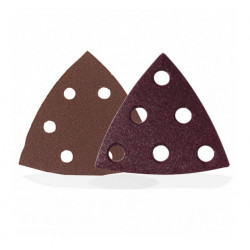 Leman 50 Feuilles abrasives Delta triangle 6 trous 95x95x95mm gr180 Leman Kobleo