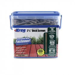 Kreg 525 Vis terrasse Protec-Kote 67mm gros filet tête plate Kreg Kobleo