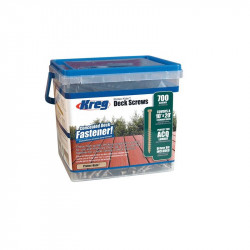 Kreg 700 Vis de terrasse SDK-C2W-700 Protec-Kote 51mm tête plate Kreg Kobleo Kreg 700 Vis de terrasse SDK-C2W-700 Protec-Kote 51mm tête plate Kreg Kobleo