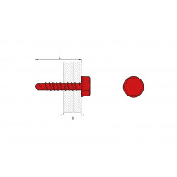Scell-it 200 Vis autoperceuse THT8-55075 tête hexagonale D5.5x75mm Scell-It Kobleo Scell-it 200 Vis autoperceuse THT8-55075 tête hexagonale D5.5x75mm Scell-It Kobleo