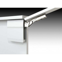 Emuca Lot de 2 compas pour portes relevables Force 3200-9000 Acier et Plasti Kobleo