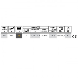 Gys Chargeur démarreur Testeur 3en1 12V -Start UP 80 Gys Kobleo