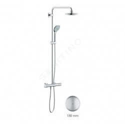 Grohe Colonne de douche Euphoria System 180 180mm avec mitigeur chromé Grohe Kobleo