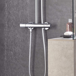 Grohe Colonne de douche Euphoria System 180 180mm avec mitigeur chromé Grohe Kobleo