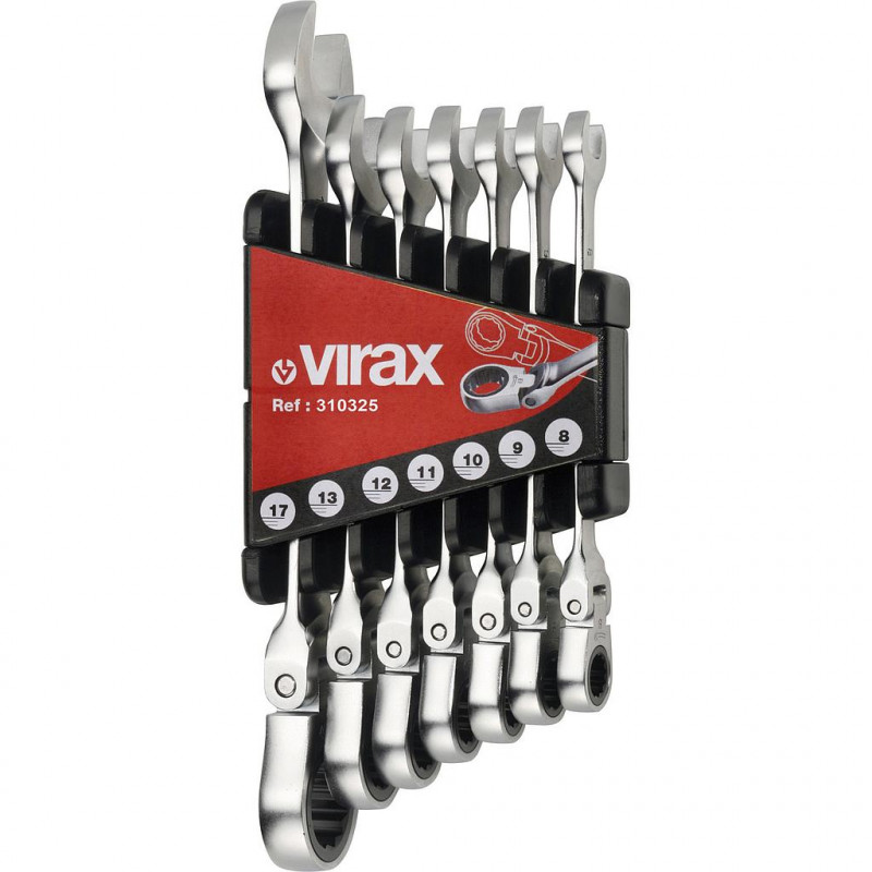 Virax Clé à cliquet à tête flexible 8-17mm Virax Kobleo