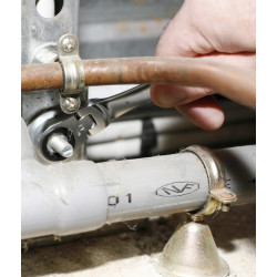 Virax Clé à cliquet à tête flexible 8-17mm Virax Kobleo