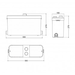 Aquamatix Broyeur silencieux 500W Excellencia 2 Aquamatix Kobleo