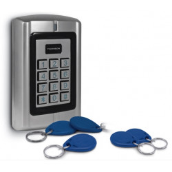 Thomson Clavier à codes et badges RFID 1200 codes saillie 12V argent Thomson Kobleo Thomson Clavier à codes et badges RFID 1200 codes saillie 12V argent Thomson Kobleo